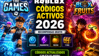 Códigos Activos Roblox 2026: Recompensas gratis para "The Games" y Blox Fruits