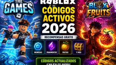 Códigos Activos Roblox 2026: Recompensas gratis para "The Games" y Blox Fruits