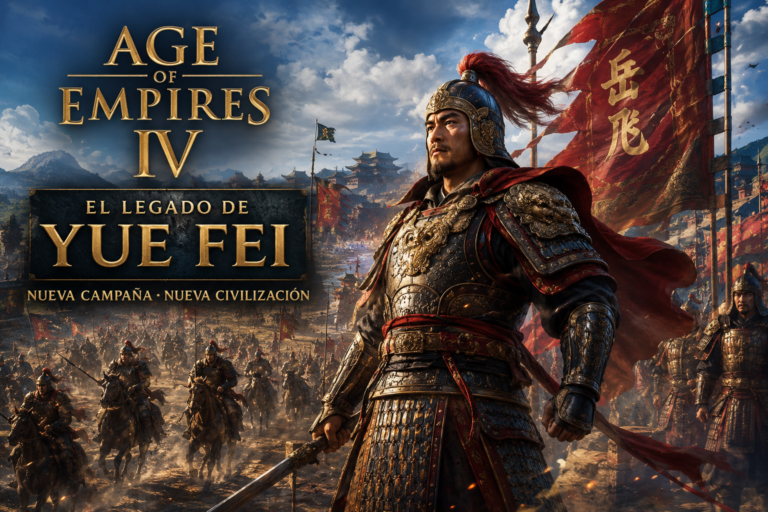 Age of Empires IV El legado de Yue Fei nueva expansión histórica