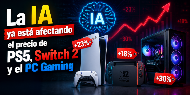 PS5 y Nintendo Switch 2 afectadas por la crisis de memoria causada por la inteligencia artificial