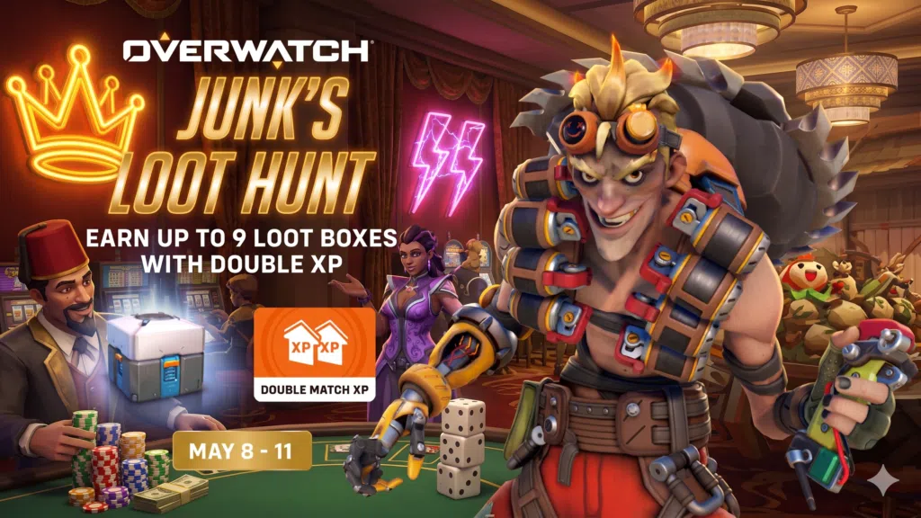 ¡Vuelven las Cajas! La Caza de Botín de Junkrat llega a Overwatch con Recompensas Épicas