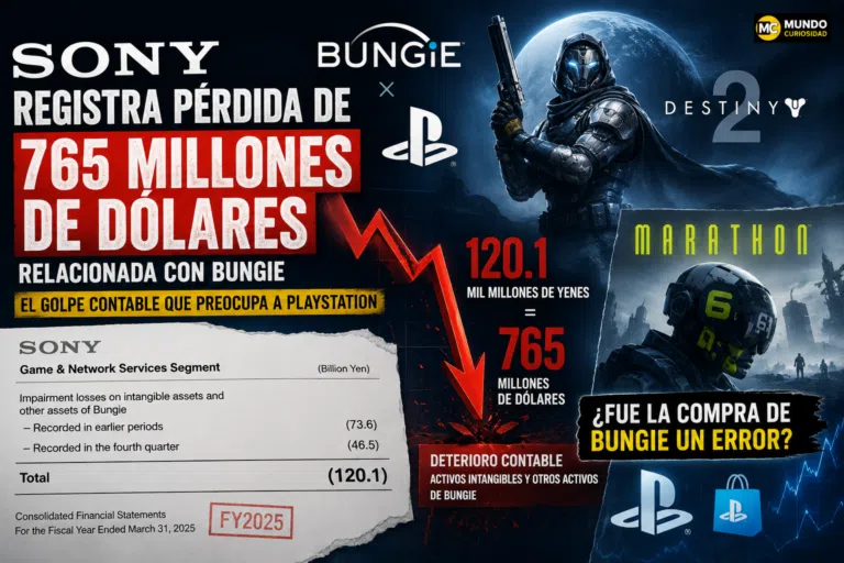 Sony enfrenta pérdidas millonarias relacionadas con Bungie, Destiny 2 y Marathon