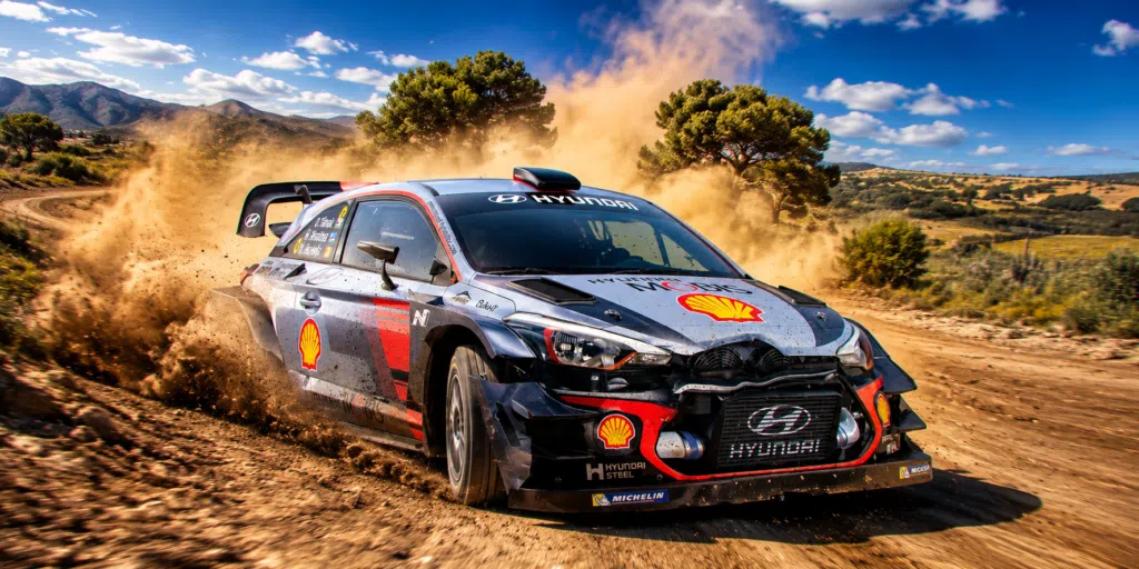 WRC 2027 mostrando autos de rally con gráficos en Unreal Engine 5